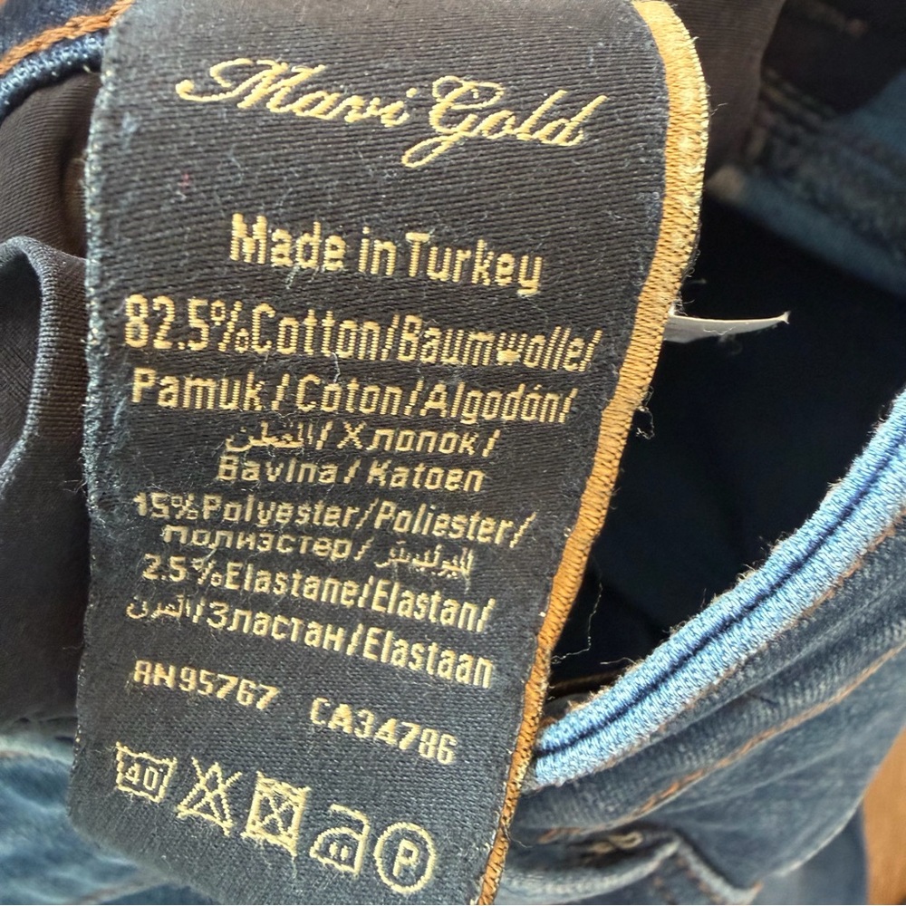 Mavi Gold Women's Blue Skinny Jeans size 23 - Picture 7 of 14
